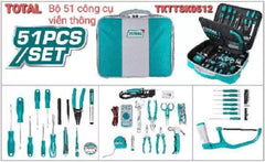 TOTAL 51 Pcs Computer & Telecom Maintenance Tools Set (TKTTSK0512)