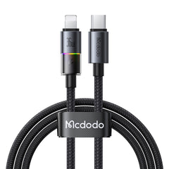 Mcdodo CA-8190 USB-C to Lightning RGB Cable – 36W Fast Charging