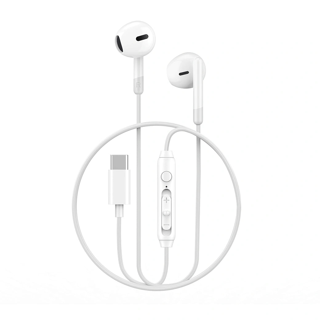 WiWU EB314 Type-C Wired Earphones | Ergonomic & Light WiWU EB314 Type-C Wired Earphones | Ergonomic & Light