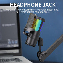 Jmary MC-PW13 Plug & Play Cardioid Mic for Mobile & Laptop