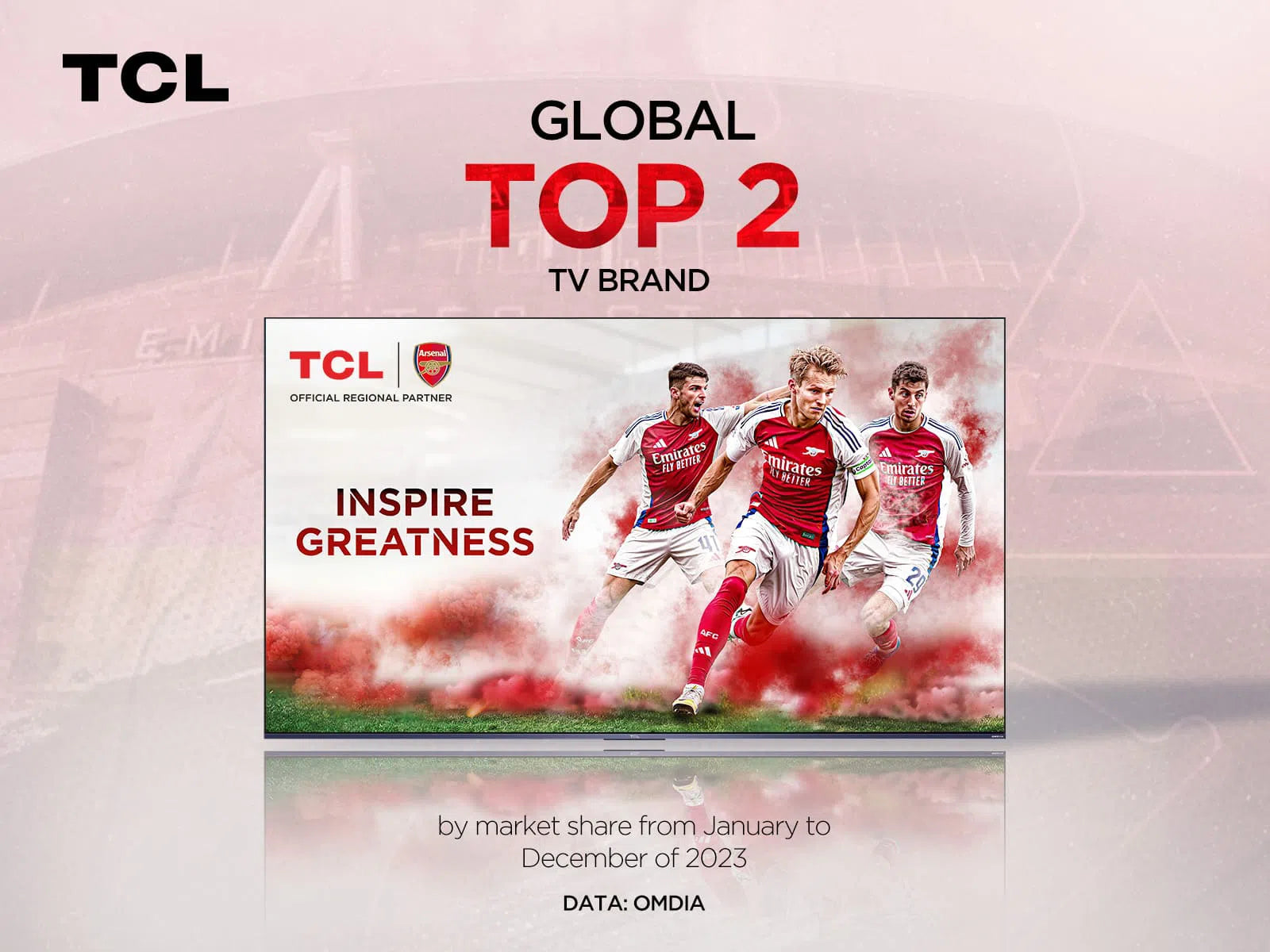 TCL 43V6C 43" 4K HDR Smart Google TV | Dolby Vision | Dolby Atmos | MEMC | AiPQ Processor