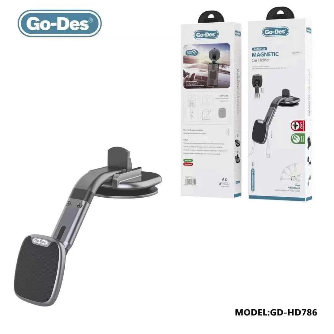 Go-Des magnetic phone mount car phone holder dashboard