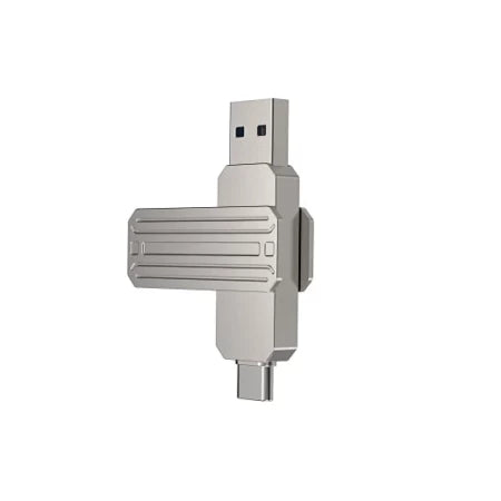 فلاشة WiWU OTG USB 2 في 1 معدنية – 32/64 جيجابايت