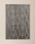 Madame Coco Edgard Grey Carpet – Contemporary Elegant Area Rug for Bedroom, Office & Living Room