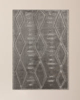 Madame Coco Edgard Grey Carpet – Contemporary Elegant Area Rug for Bedroom, Office & Living Room