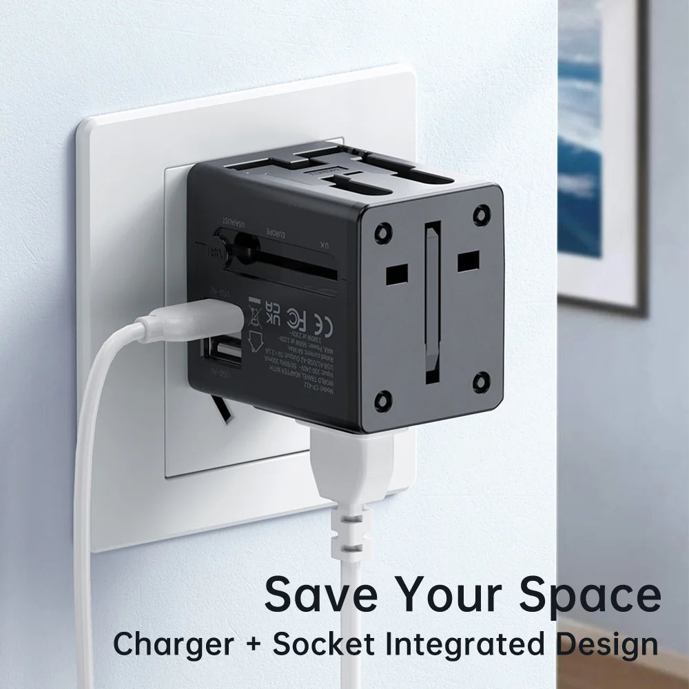 Mcdodo Fast Charging Universal Travel Adapter 2.1A