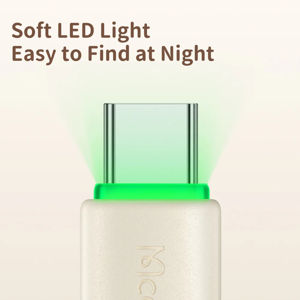 Mcdodo Silicone USB C to USB C 65W Data Cable with LED 1.2m Mcdodo Silicone USB C to USB C 65W Data Cable with LED 1.2m