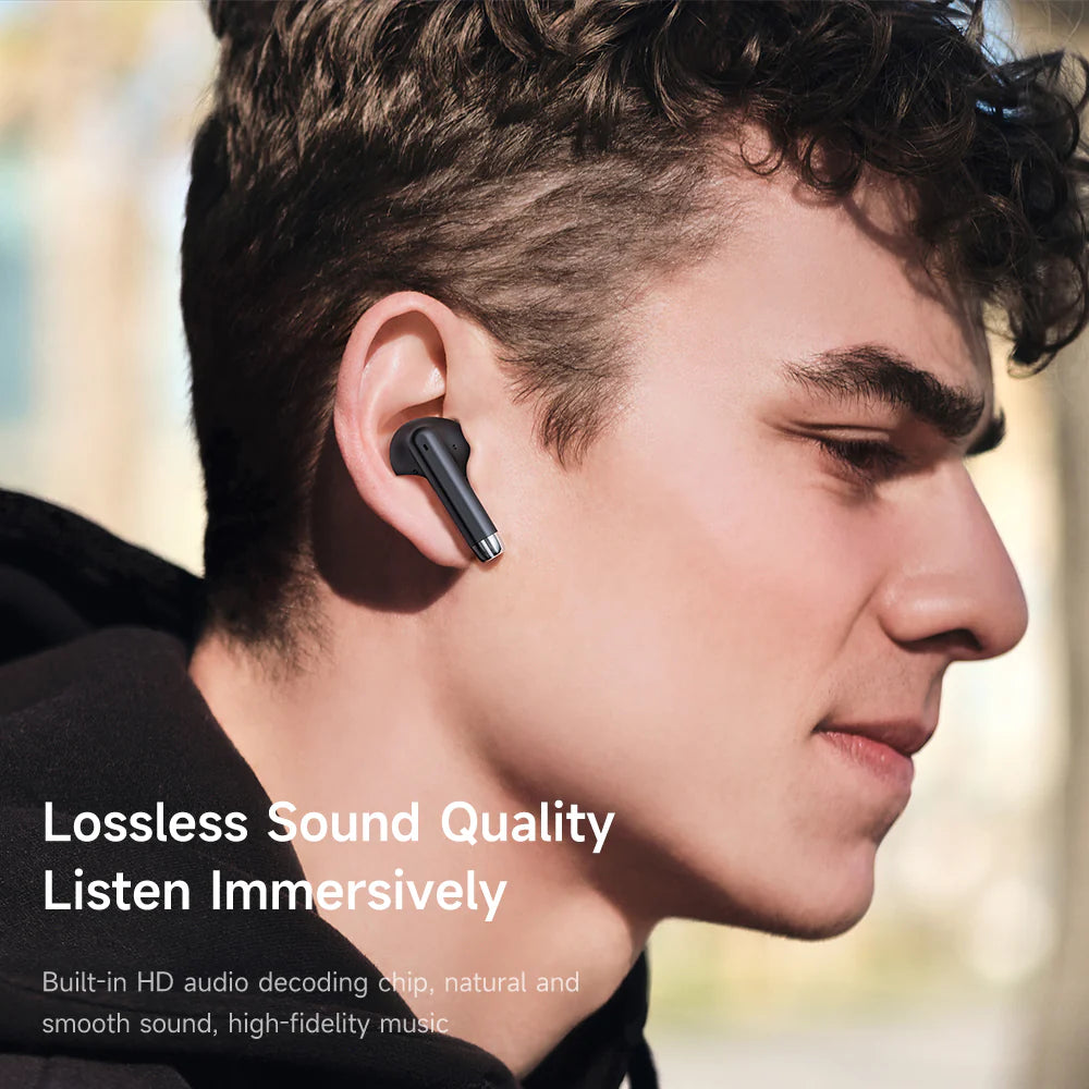 Mcdodo B04 TWS Earbuds with Digital Display & Lanyard - Black Mcdodo B04 TWS Earbuds with Digital Display & Lanyard - Black