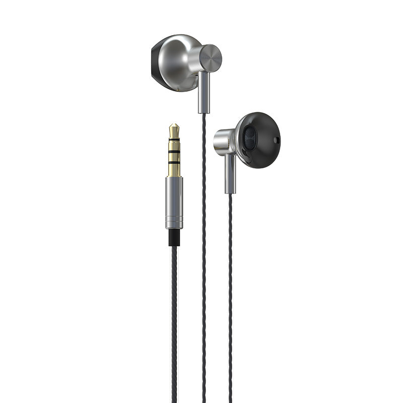 Devia Metal In-Ear Earphone With Remote And Mic 3.5mm - Black