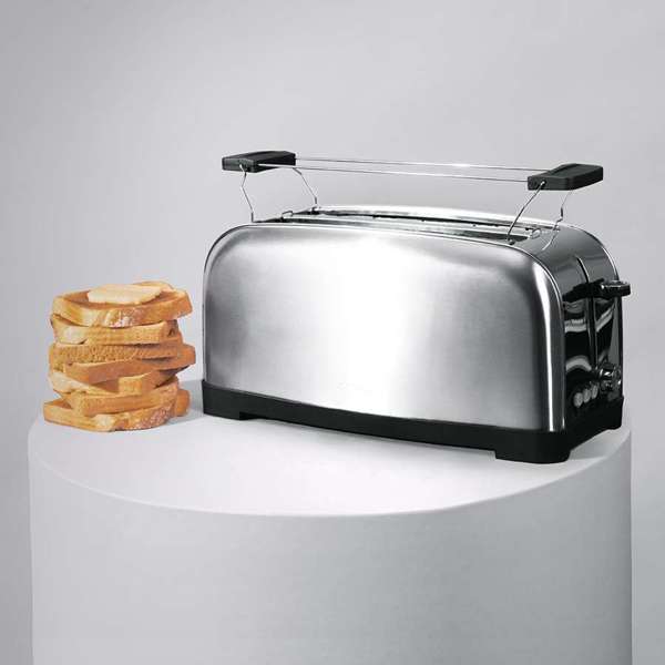 محمصة Cecotec Toastin’ Time 1500 Inox 4 شرائح 1500W
