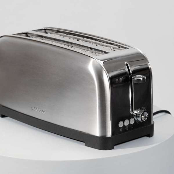 محمصة Cecotec Toastin’ Time 1500 Inox 4 شرائح 1500W