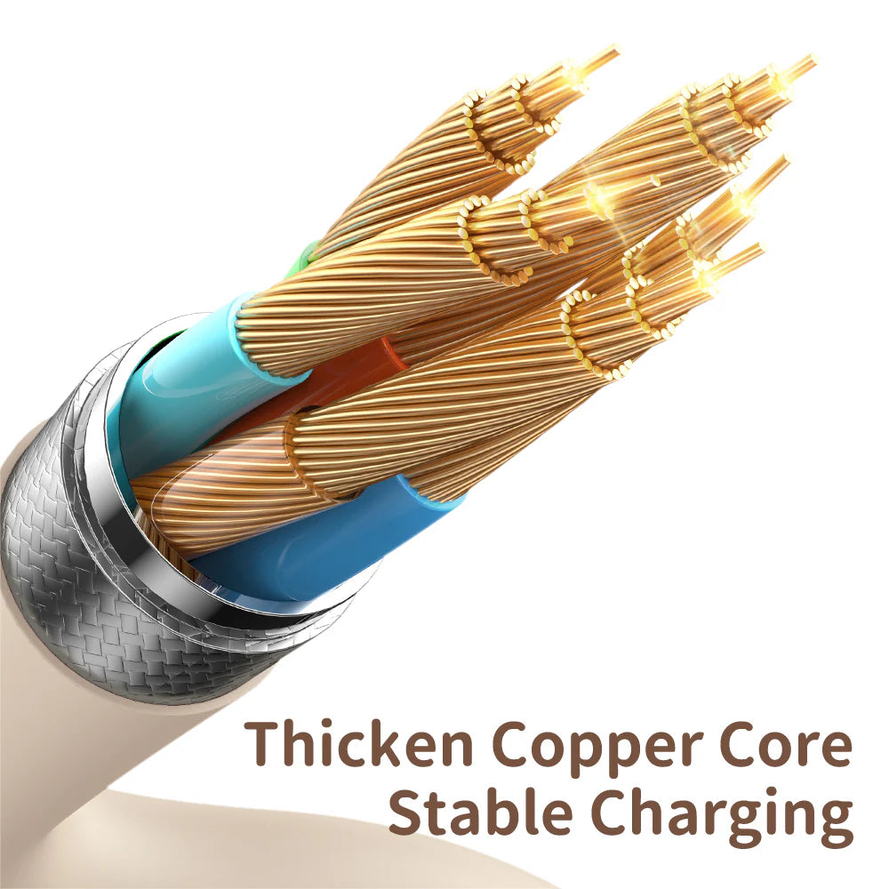 Mcdodo Silicone 6A USB C Data Cable with LED 1.2m Fast Charging Mcdodo Silicone 6A USB C Data Cable with LED 1.2m Fast Charging