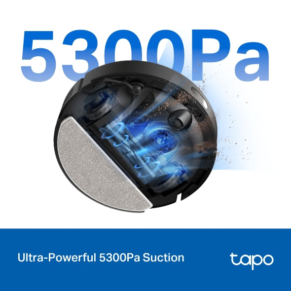 روبوت مكنسة كهربائية وممسحة ذكي مع قاعدة تثبيت Tp-Link Tapo RV30 Max Plus روبوت مكنسة كهربائية وممسحة ذكي مع قاعدة تثبيت Tp-Link Tapo RV30 Max Plus