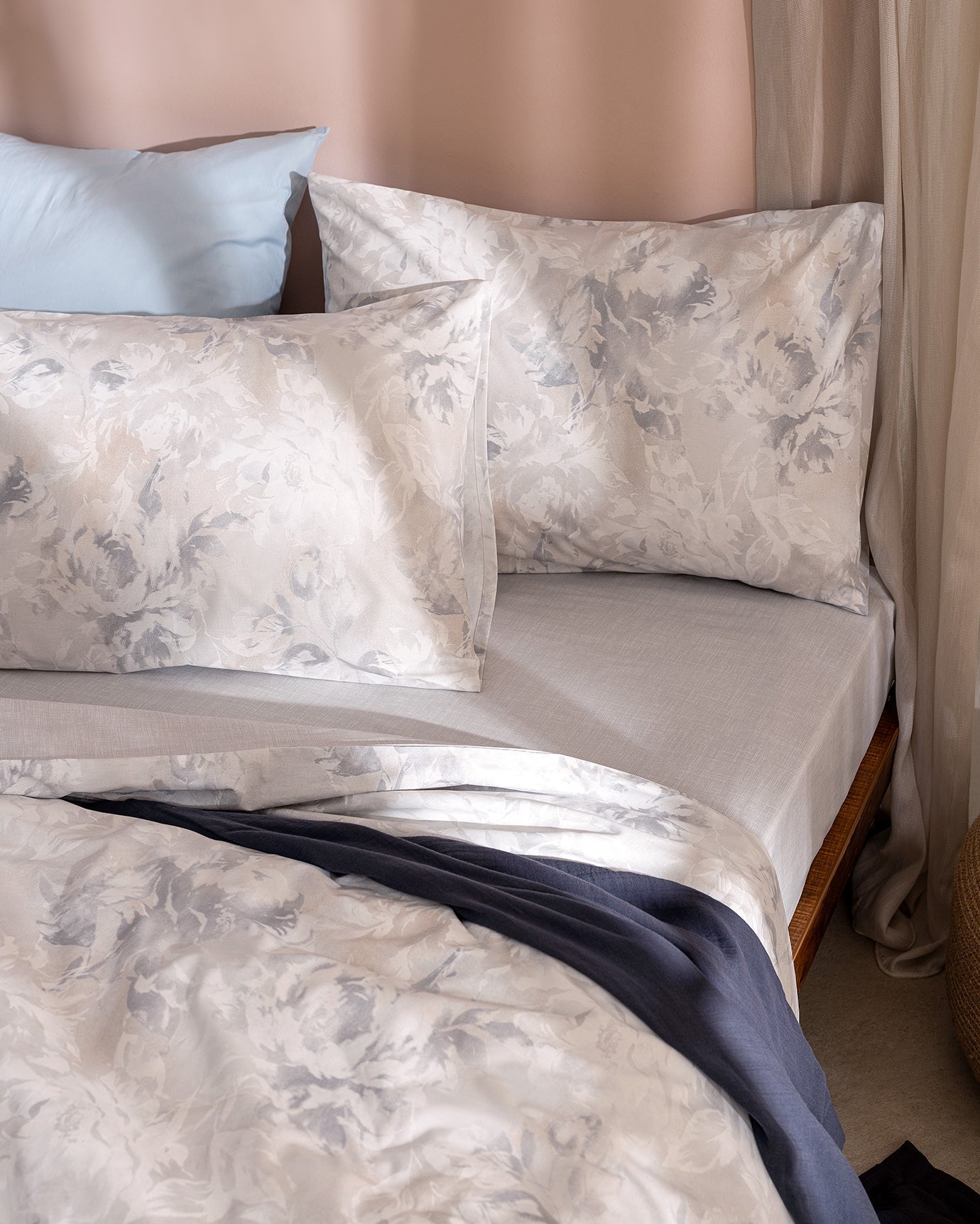 Perli̇ne King Size Duvet Cover Set - Ranforce Patterned - Madame Coco JO