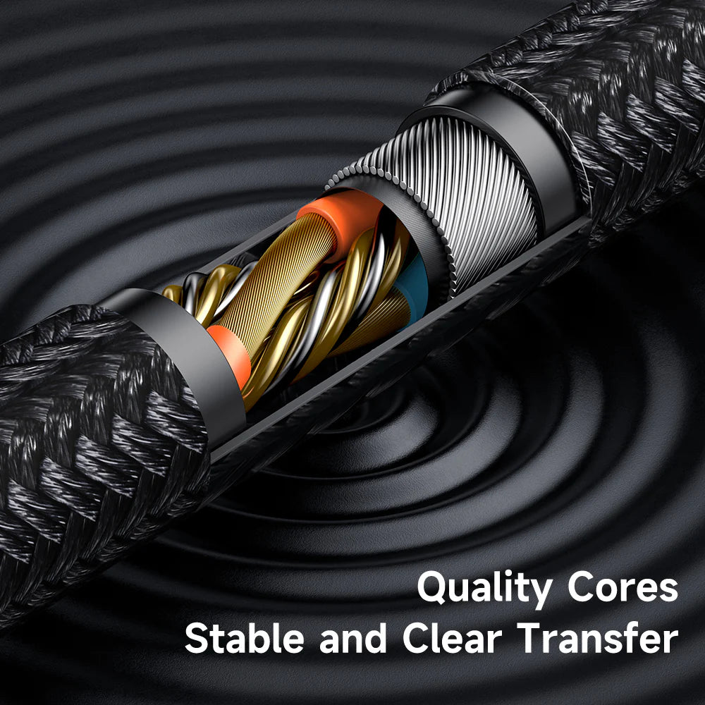 كابل مكدودو لايتينج إلى دي سي 3.5 مقاس 11 سم لأجهزة الصوت - أسود