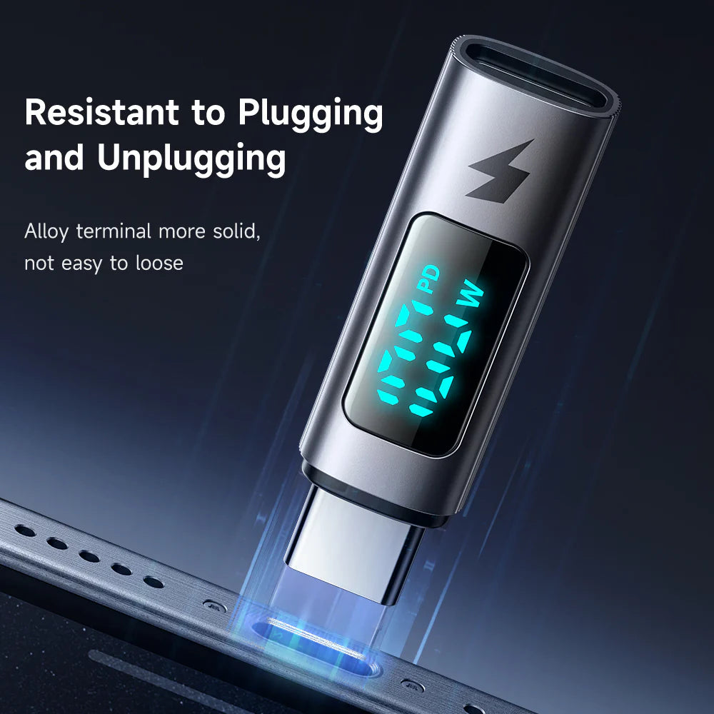 Mcdodo USB C Cable with Power Display & 100W Fast Charging - Black Mcdodo USB C Cable with Power Display & 100W Fast Charging - Black