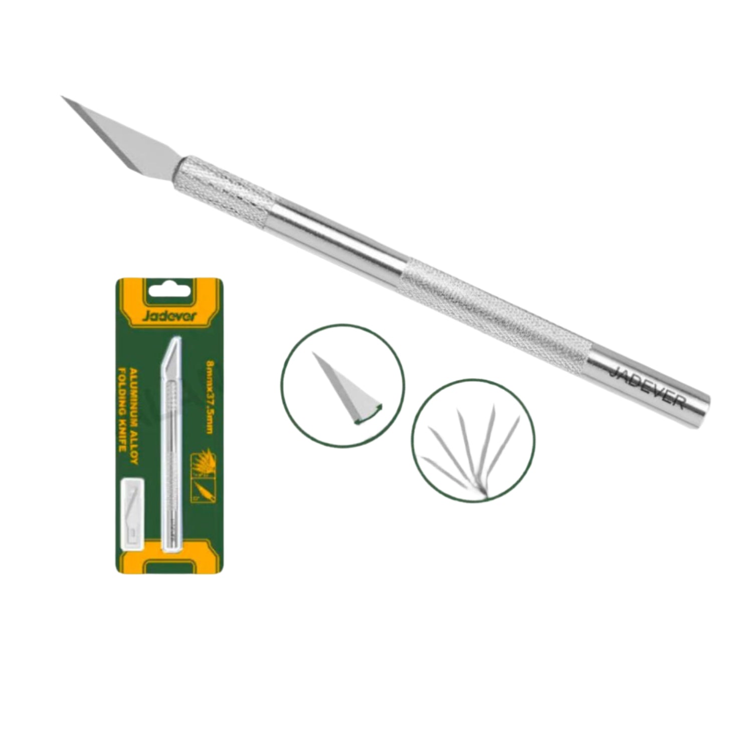 Jadever Aluminum Pen Cutter with 5 Blades Precision Tool