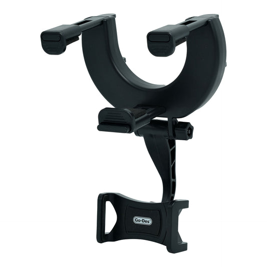 حامل هاتف داخل السيارة بمرآة الرؤية الخلفية من جو ديس - أسود