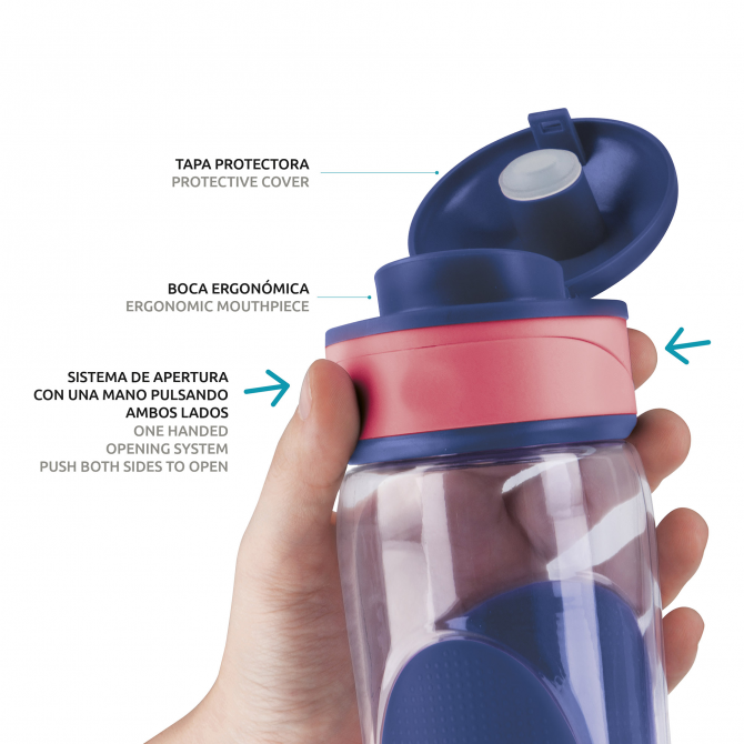 QUOKKA Tritan Bottle 730ml - Splash Indigo Design