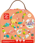 Hape DIY Beaded Jewellery Kit – 125 Wooden Beads Craft