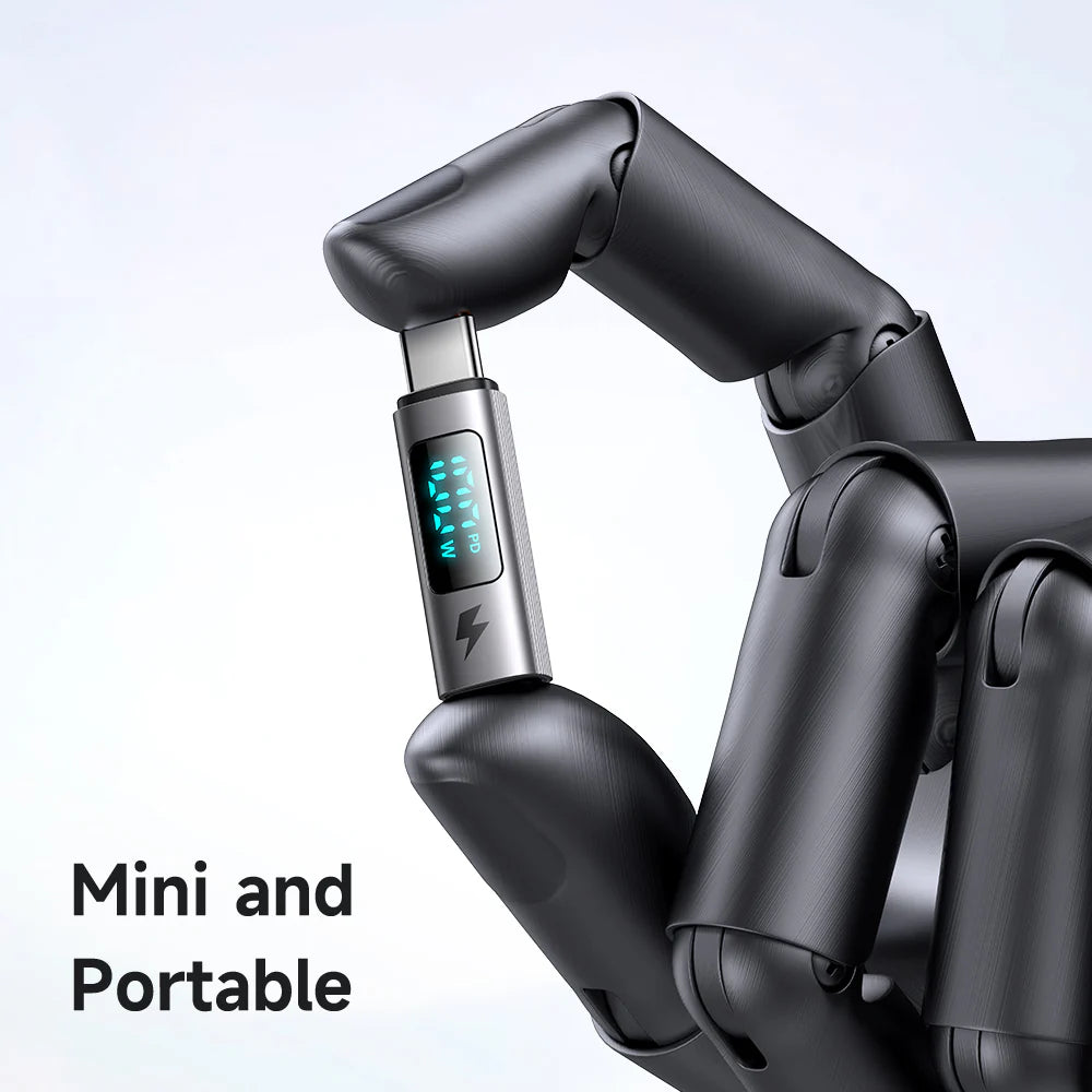 Mcdodo USB C Cable with Power Display & 100W Fast Charging - Black Mcdodo USB C Cable with Power Display & 100W Fast Charging - Black