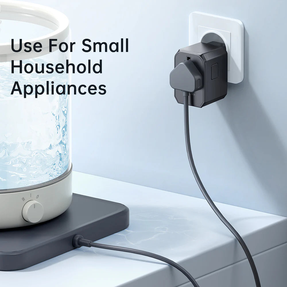 Mcdodo 33W PD Fast Charging Universal Travel Adapter for Devices - Black Mcdodo 33W PD Fast Charging Universal Travel Adapter for Devices - Black
