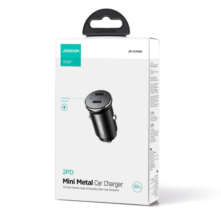 Joyroom C+C 30W mini Metal Car Charger Joyroom C+C 30W mini Metal Car Charger