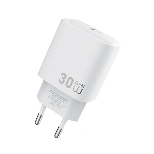 WiWU Essen GaN 30W USB-C PD Wall Charger – Fast & Smart WiWU Essen GaN 30W USB-C PD Wall Charger – Fast & Smart
