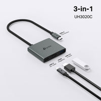 TP-Link UH3020C USB-C Hub — Ports Detail