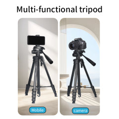 Jmary KP-2201 Tripod 1.7M with Pan Head & Ring Light Mount