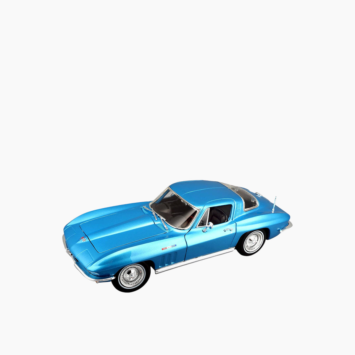 Bburago 1965 Chevrolet Corvette Die-Cast Model Car – 1:18 Scale