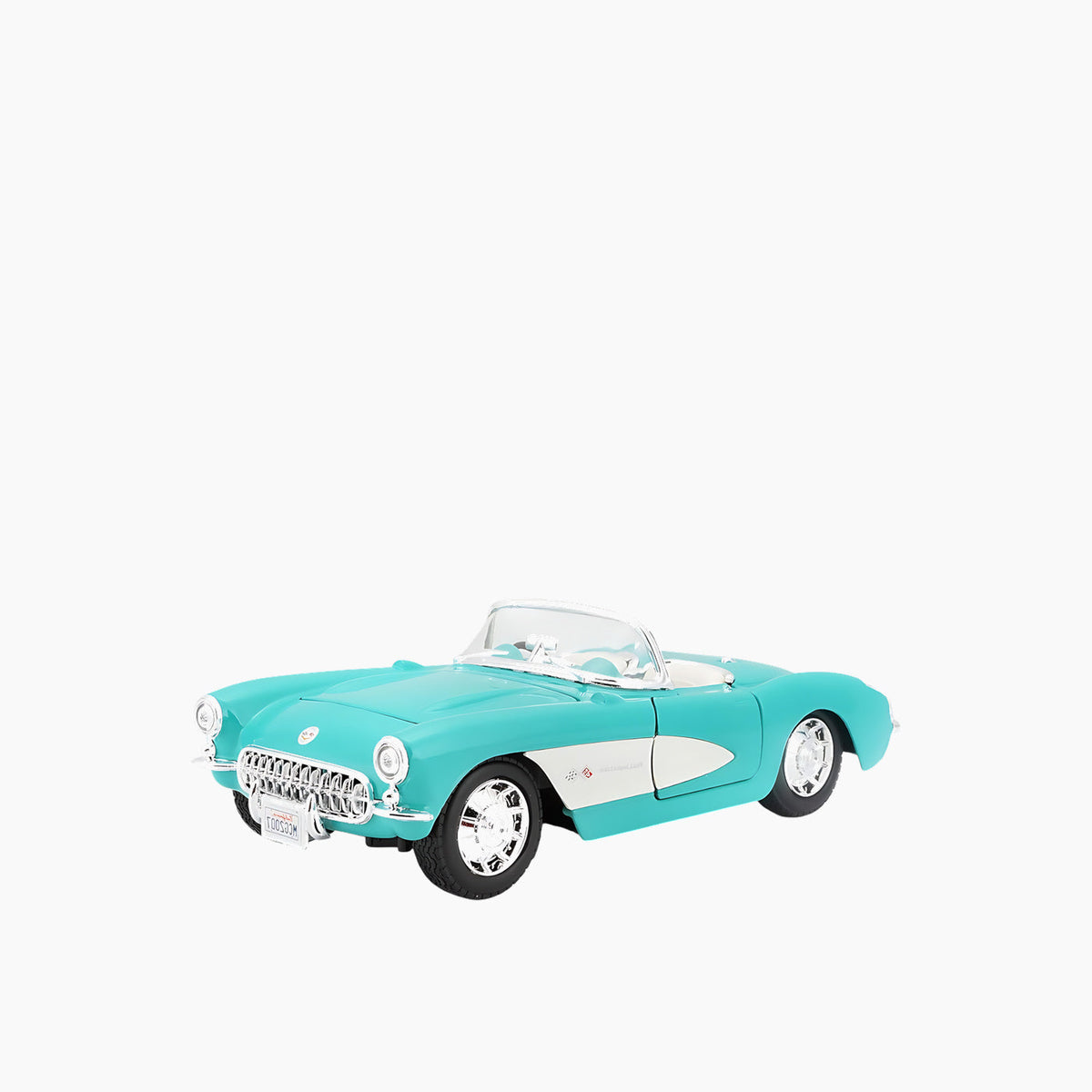 Maisto 1957 Chevrolet Corvette Die-Cast Model Car – 1:24 Scale
