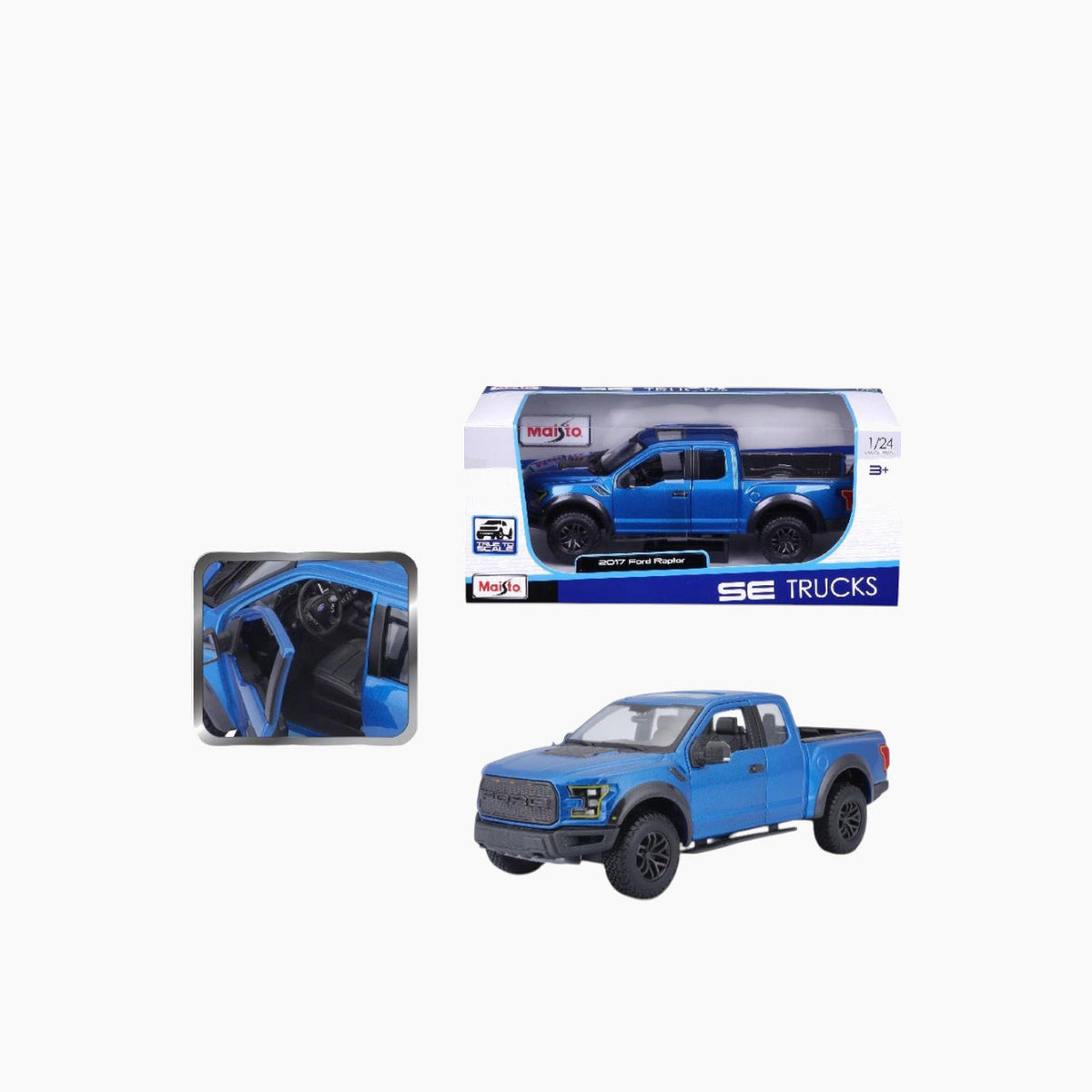 Maisto 2017 Ford F-150 Raptor Die-Cast Model Car – 1:24 Scale