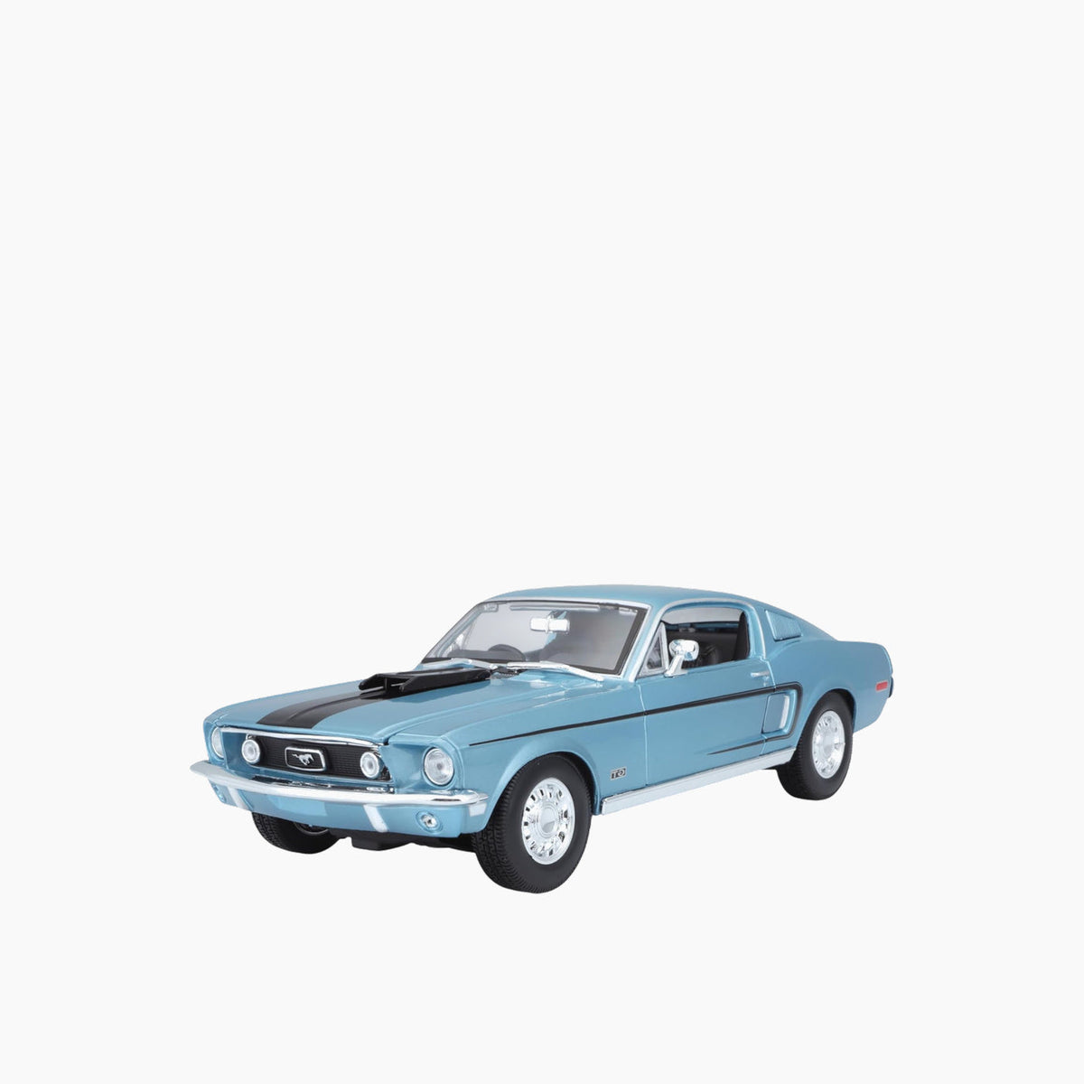 Bburago Ford Mustang GT Cobra Jet FB 1968 Die-Cast Model Car – 1:18 Scale