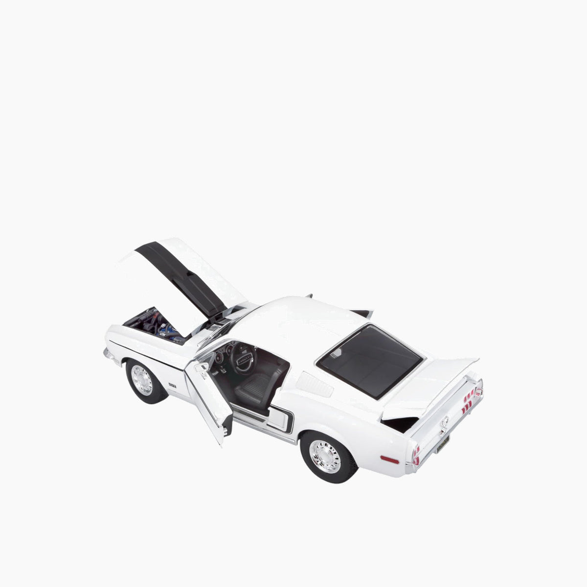 Bburago Ford Mustang GT Cobra Jet FB 1968 Die-Cast Model Car – 1:18 Scale