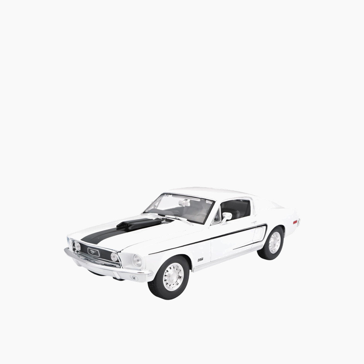Bburago Ford Mustang GT Cobra Jet FB 1968 Die-Cast Model Car – 1:18 Scale