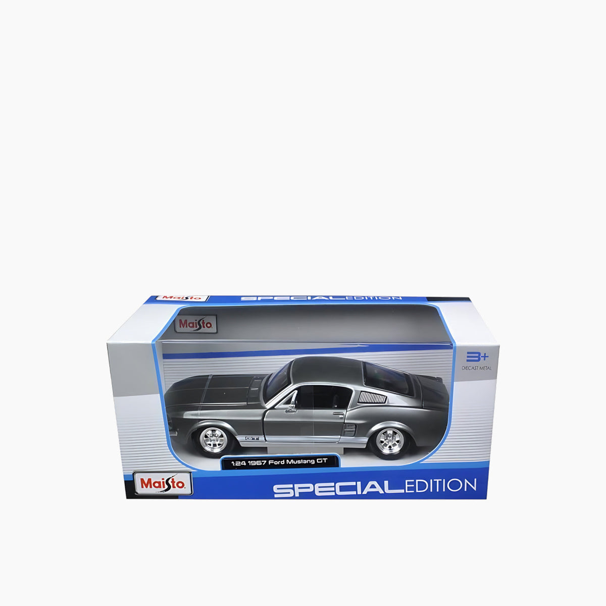Maisto 1967 Ford Mustang GT Die-Cast Model Car – 1:24 Scale