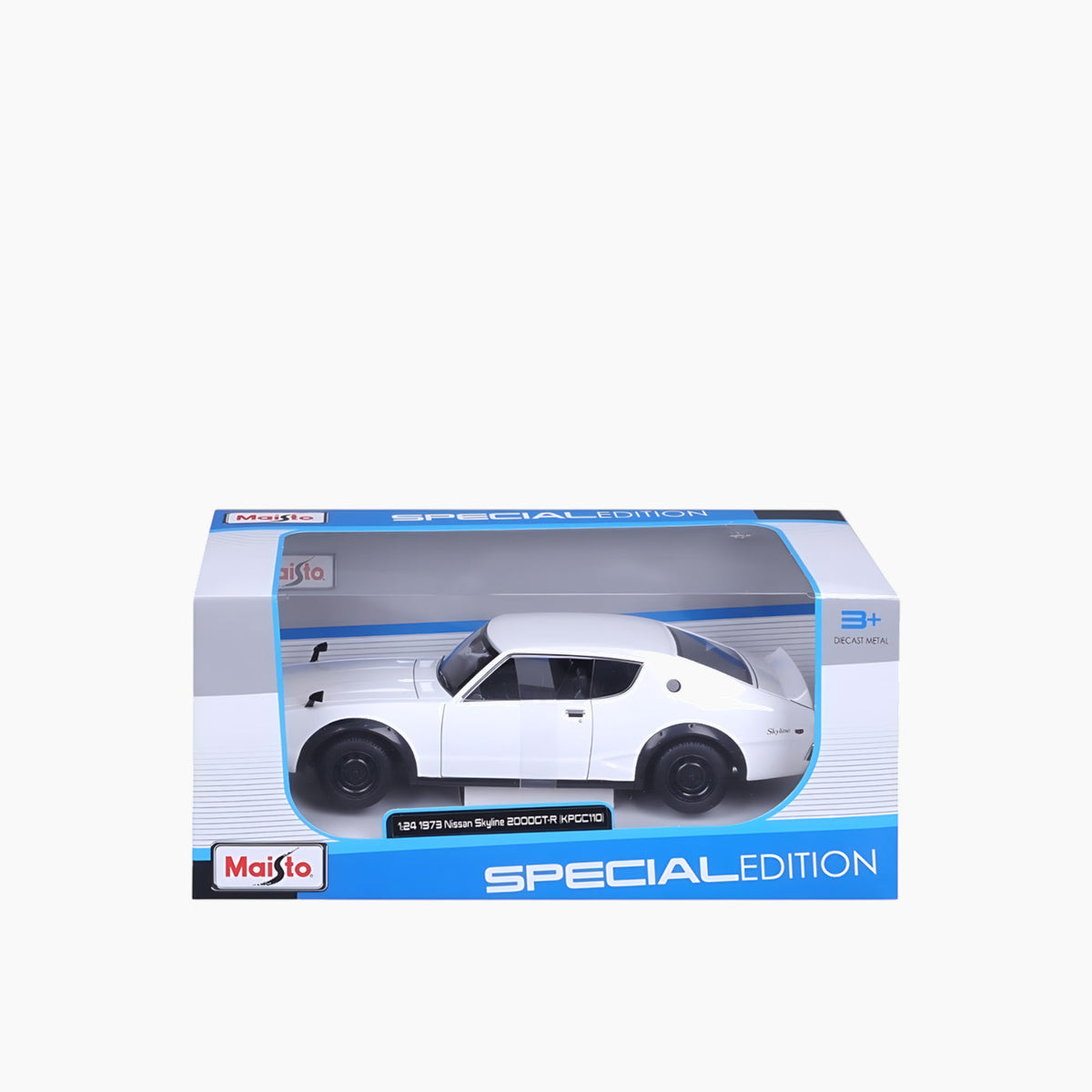 Maisto 1973 Nissan Skyline 2000GT-R (KPGC110) Die-Cast Model Car – 1:24 Scale
