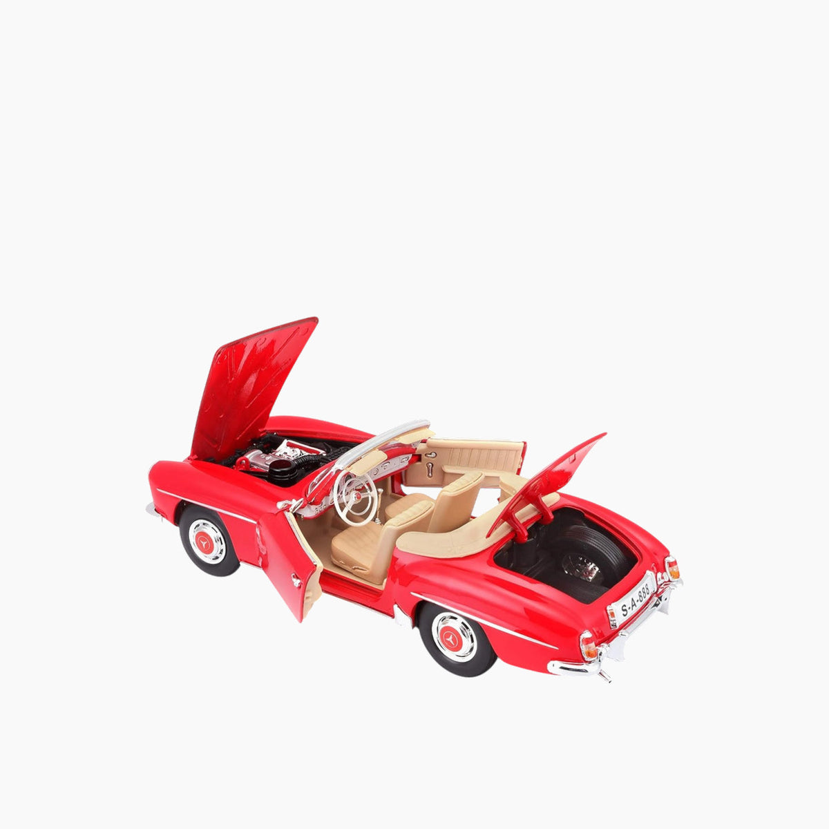 Maisto 1955 Mercedes-Benz 190SL Die-Cast Model Car – 1:18 Scale