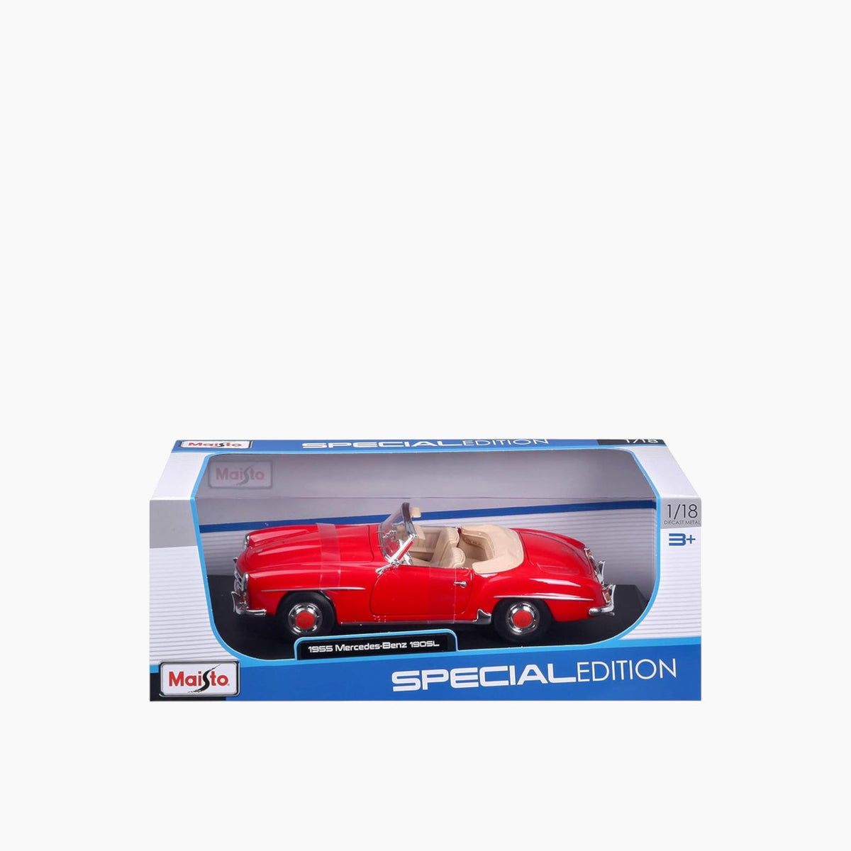 Maisto 1955 Mercedes-Benz 190SL Die-Cast Model Car – 1:18 Scale