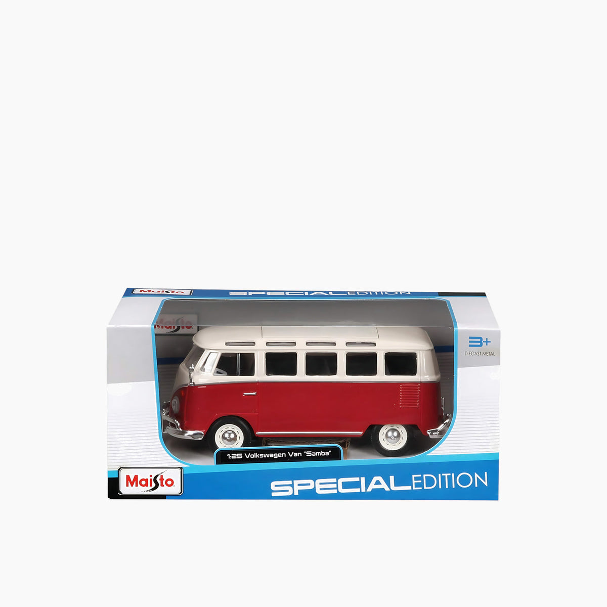 Maisto Volkswagen VAN "samba" Die-Cast Model Car – 1:25 Scale