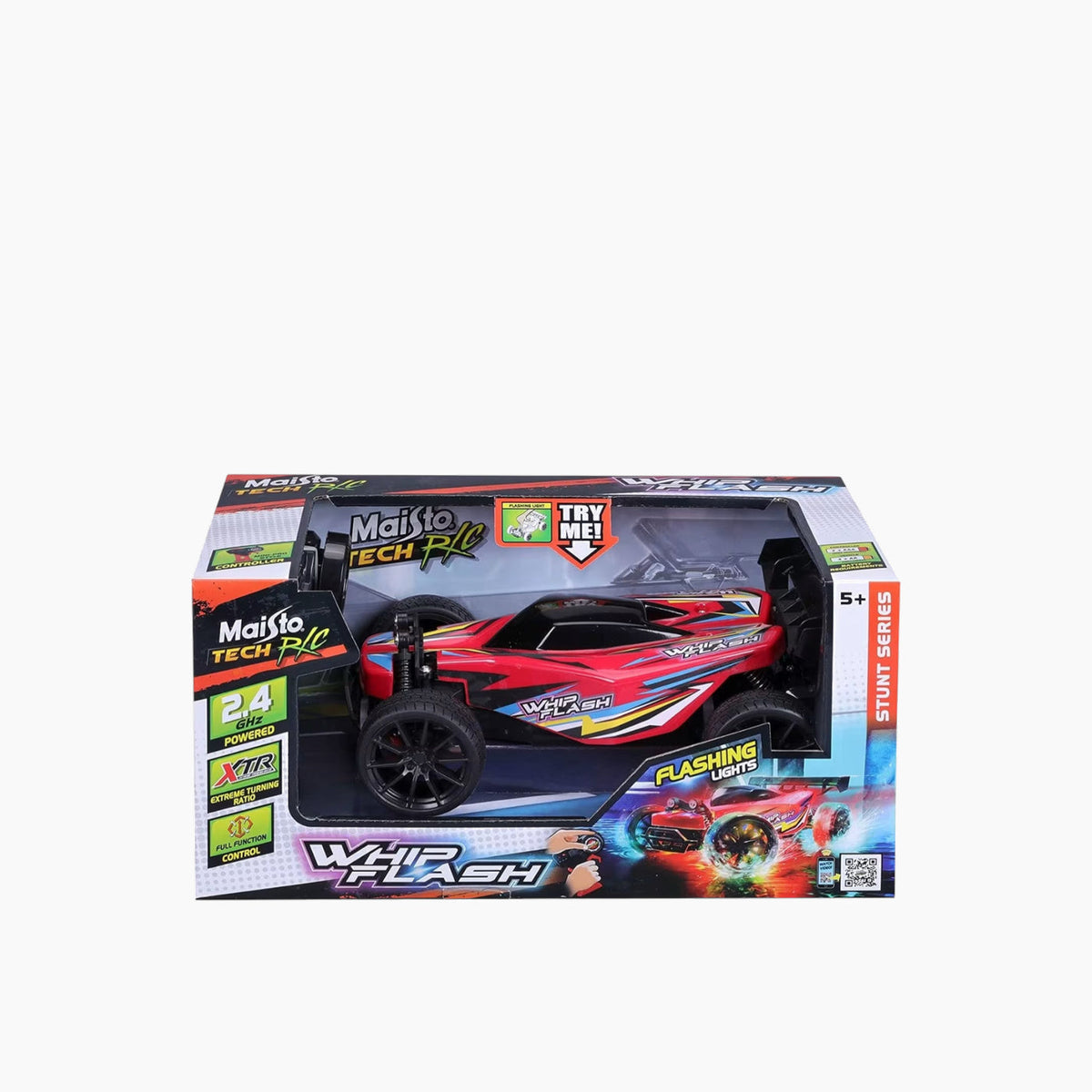 Maisto Whipflash – 2.4 GHz (incl Cell Batteries) Remote Control Car