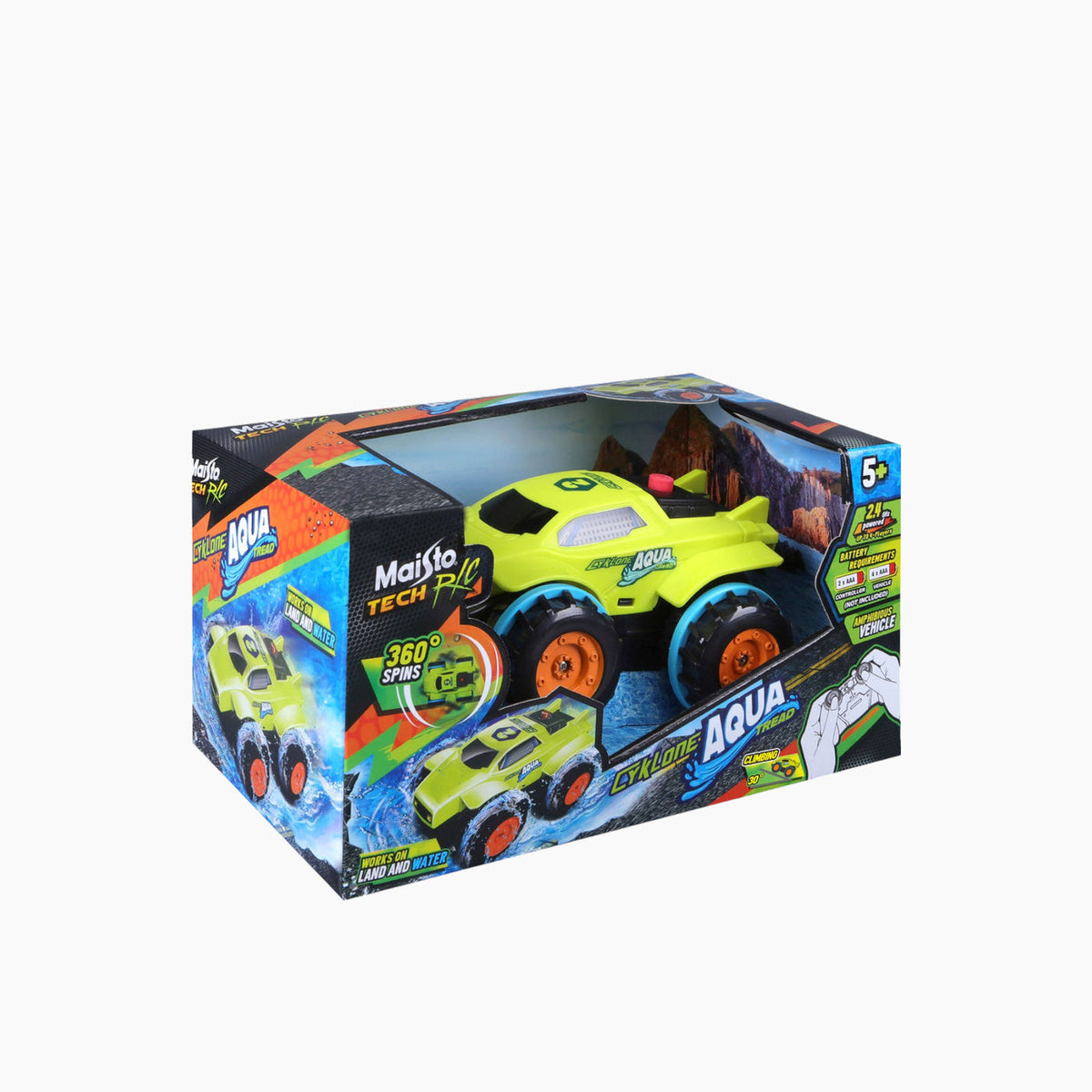 Maisto Cyklone Aqua Tread – 2.4 GHz (Batteries Not Included) Remote Control Car