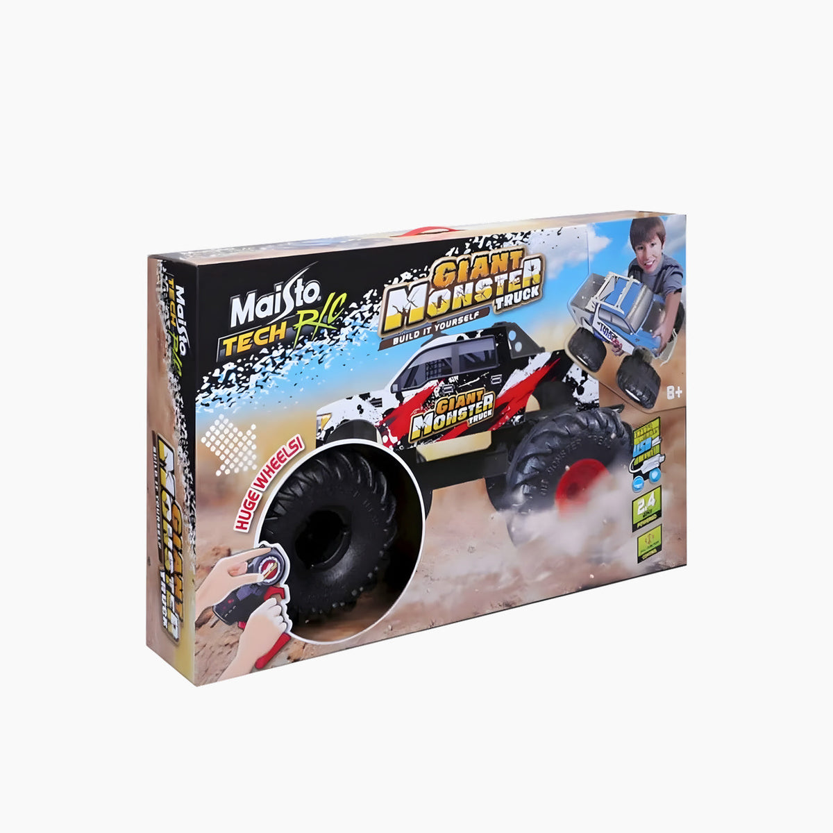 Maisto Giant Monster Truck – 2.4 GHz (USB Rechargeable Vehicle) Remote Control Car