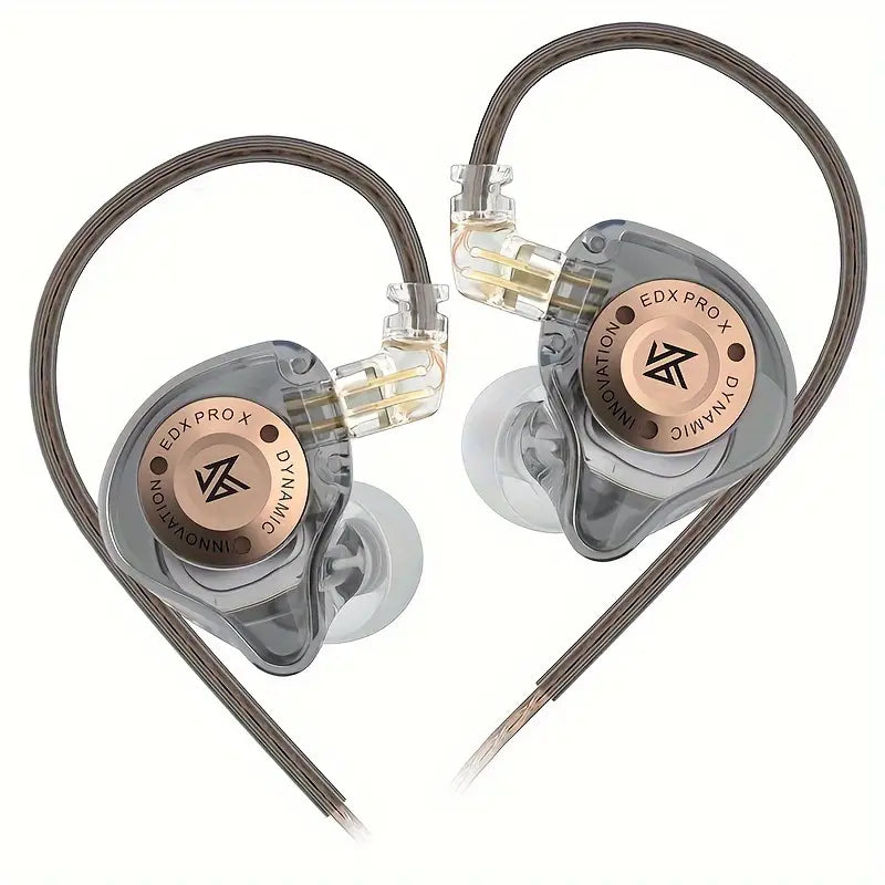 KZ EDX PRO X Wired IEM Earbuds with Mic Gray