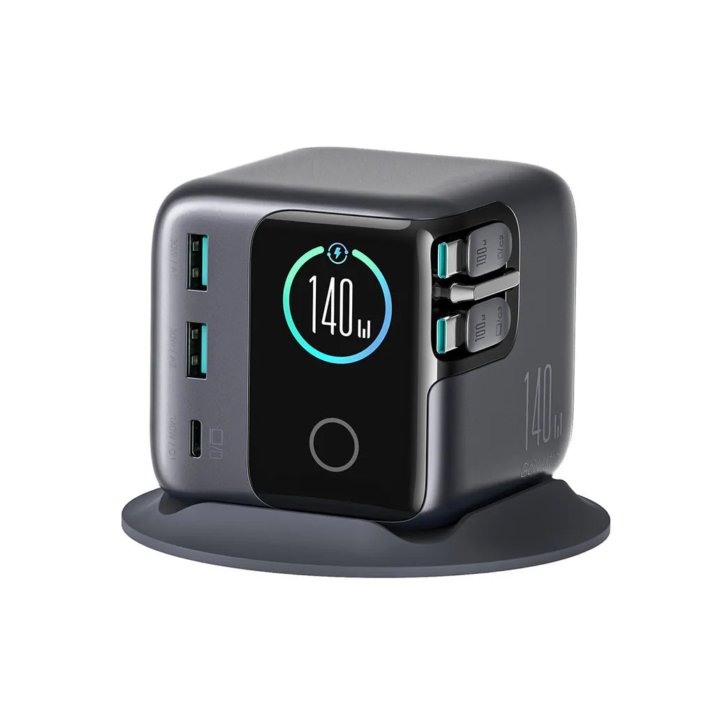 شاحن Joyroom PODIX 140W 5‑in‑1 GaN – محطة شحن متعددة