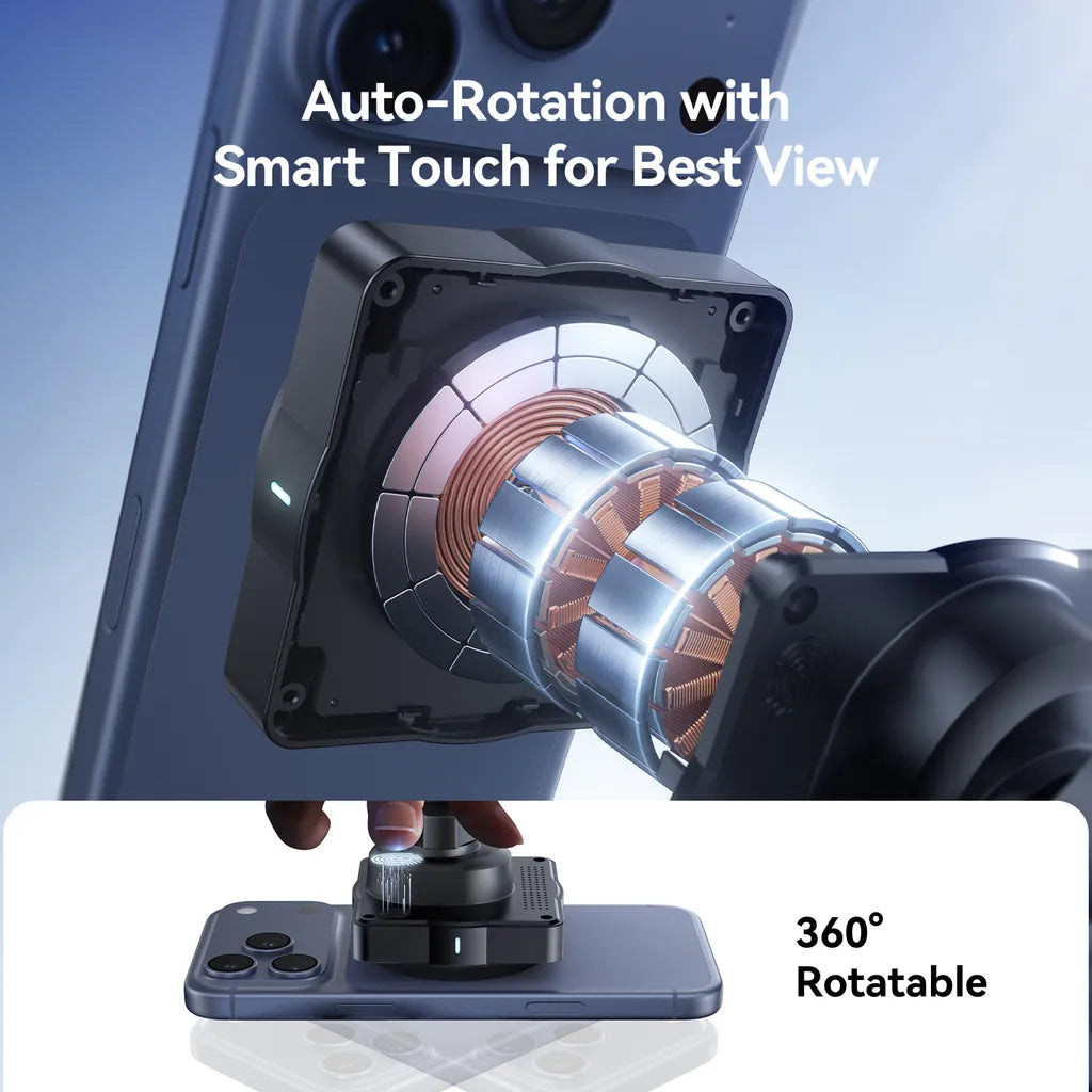 Joyroom JR-ZS506 Magnetic Wireless Car Charger / Phone Holder - Black