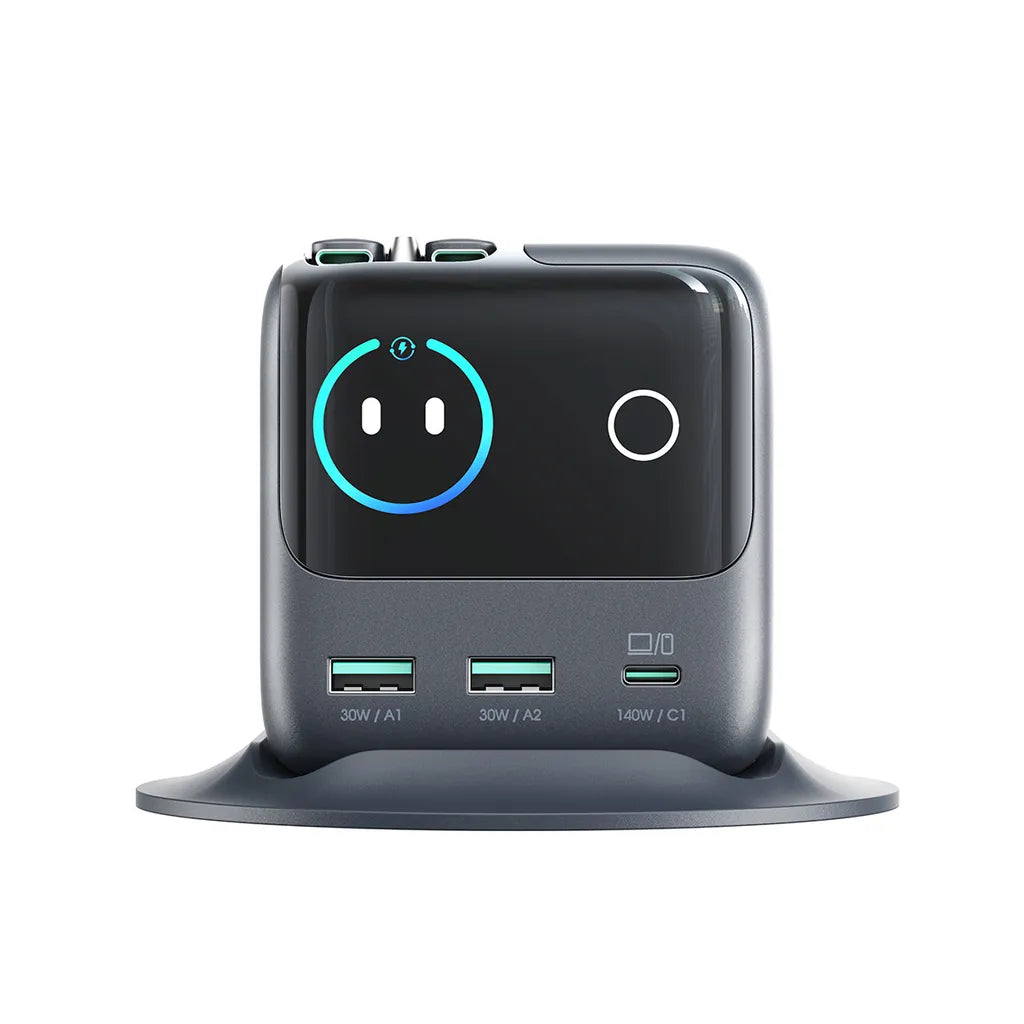 JOYROOM PODIX JR-TRD01 140W 5-in-1 GaN Charging Station - Grey