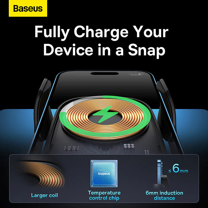 Baseus Milky Way Pro Series 15W Wireless Charging Car Mount Baseus Milky Way Pro Series 15W Wireless Charging Car Mount