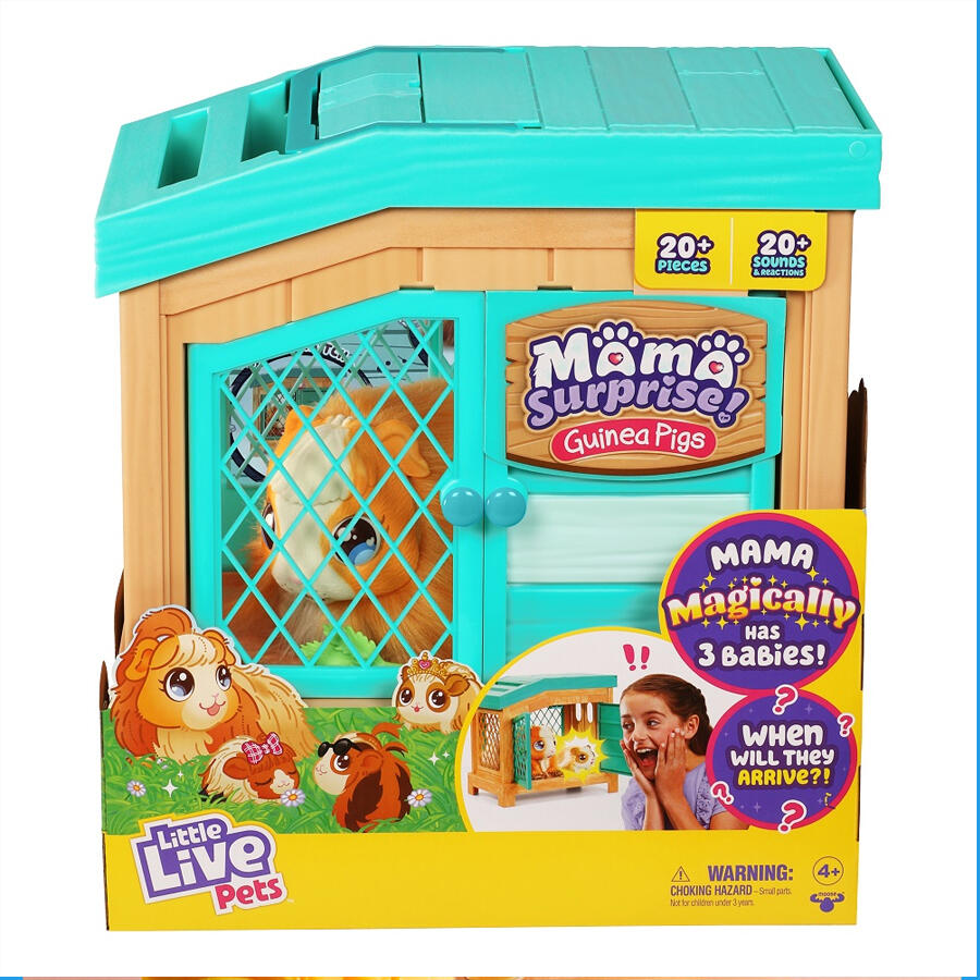 Moose Little Live Pets – Mama Guinea Pig Surprise | Interactive Pet